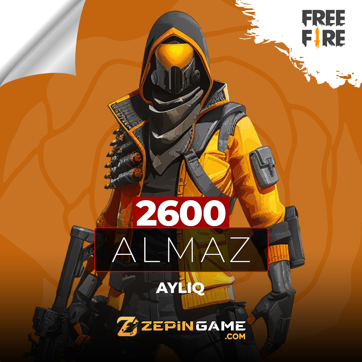 Free Fire Ayliq - 2600 Almaz