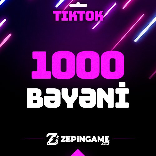 1,000 TikTok Bəyəni
