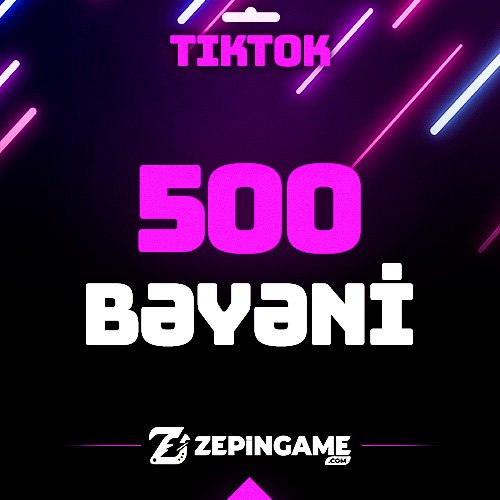 500 TikTok Bəyəni